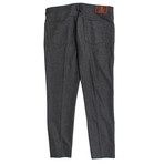 Brunello Cucinelli // Wool Flannel Five Pocket Jeans // Gray (56)