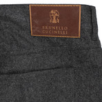 Brunello Cucinelli // Wool Five Pocket Jeans V // Gray (44)