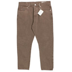 Brunello Cucinelli // Denim Cotton Five Pocket Jeans // Brown (44)