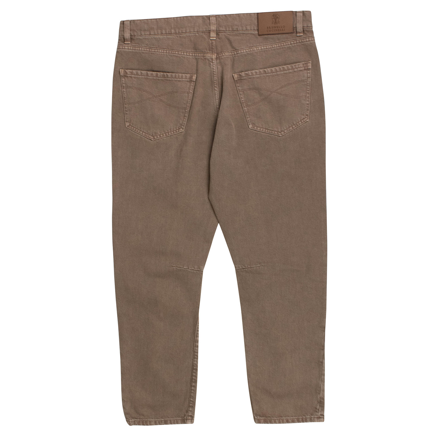 Brunello Cucinelli // Denim Cotton Five Pocket Jeans // Brown (44 ...
