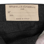 Brunello Cucinelli // Wool Five Pocket Jeans // Gray (44)