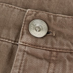 Brunello Cucinelli // Denim Cotton Five Pocket Jeans // Brown (44)