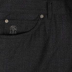Brunello Cucinelli // Wool Five Pocket Jeans // Gray (54)