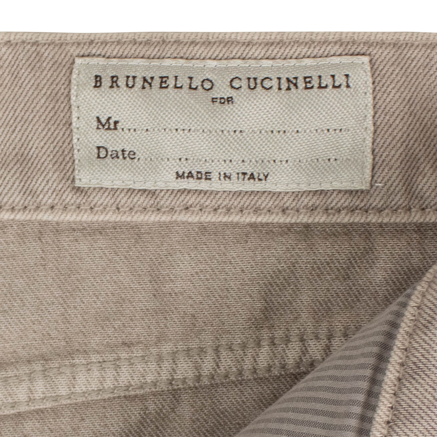 Brunello Cucinelli // Cotton Denim Jeans // Light Tan (50) - Apparel ...