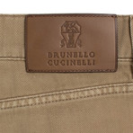 Brunello Cucinelli // Cotton Denim Jeans // Camel (50)
