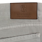 Brunello Cucinelli // Cotton Denim Jeans // Gray (45)