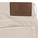 Brunello Cucinelli // Cotton Denim Jeans // Taupe (54)