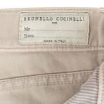 Brunello Cucinelli // Cotton Denim Jeans // Taupe (48)