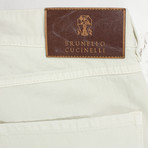 Brunello Cucinelli // Cotton Denim Jeans // Off-White (48)