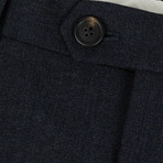 Wool Leisure Fit Dress Pants // Marine Blue (44)
