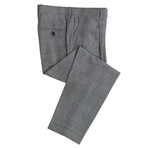 Brunello Cucinelli // Houndstooth Wool Dress Pants V // Gray (50)