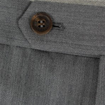 Herringbone Wool Dress Pants // Gray (Euro: 44)