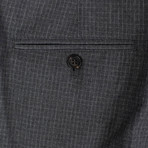 Brunello Cucinelli // Check Cropped Wool Dress Pants // Gray (44)
