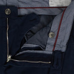 Brunello Cucinelli // Cotton Blend Dress Pants // Navy Blue (48)