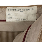 Brunello Cucinelli // Cotton Dress Pants // Tan (44)
