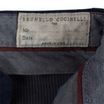 Brunello Cucinelli // Cotton Dress Pants // Navy (58)