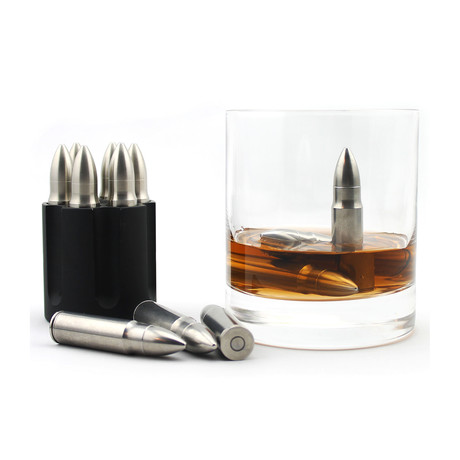 The Original Whiskey Bullet + Cylinder Package // Set of 6
