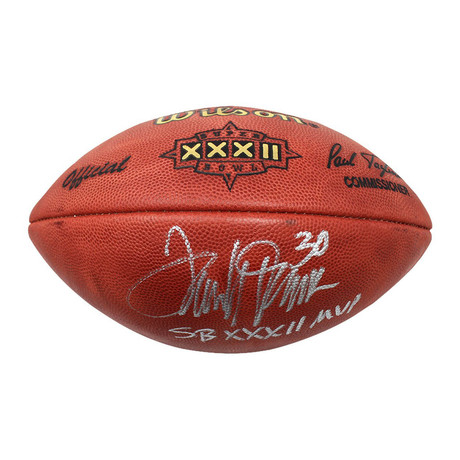 Terrell Davis // Signed Super Bowl XXXII Football