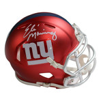 Eli Manning // Signed New York Giants Blaze Speed Mini Helmet