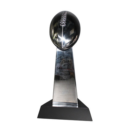 Jerry Rice // Signed Super Bowl XXIII Replica Lombardi Trophy