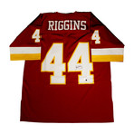 John Riggins // Signed Washington Redskins Replica Mitchell + Ness Jersey