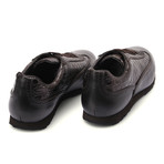 Brioni // Two Tone Leather Fashion Sneaker // Brown (Euro: 41.5)