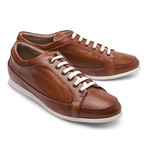 Leather Fashion Sneaker // Brown (Euro: 43)