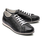 Leather Fashion Sneaker // Black (Euro: 39.5)