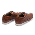 Leather Fashion Sneaker // Brown (Euro: 39.5)
