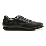 Leather Two Tone Fashion Sneaker // Black (Euro: 43)