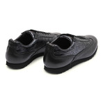 Leather Two Tone Fashion Sneaker // Black (Euro: 41.5)