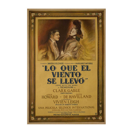 Gone with the Wind // 1939 // Argentine Poster