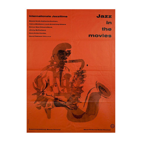 Jazz in the Movies // 1958 // German A1 Poster