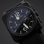 Bell & Ross BR03-94 Chronograph Automatic // BR03-94-BL-CE // Store Display