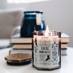Whiskey + Suede Combo Pack // Wooden Wicked Candles // 12oz