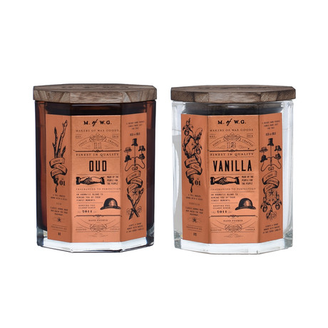 Vanilla + Oud Combo Pack // Wooden Wicked Candles // 12oz