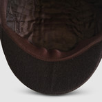 Lut Melange Wool Cap Flat Cap // Brown Melange (S)