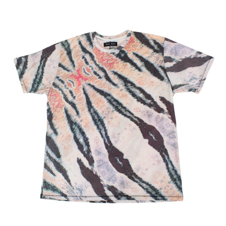 Baja East // Tiger Print T-Shirt // Multi-Color (XS)