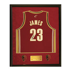 Cleveland Cavaliers // Signed Jersey // LeBron James (Unframed)