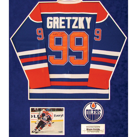 Edmonton Oilers // Signed jersey // Wayne Gretzky (Unframed)