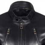 Ramos Leather Jacket // Black (XL)