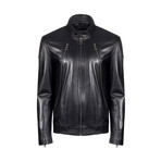 Ramos Leather Jacket // Black (L)