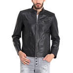 Johncen Leather Jacket // Black (XL)