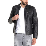 Johncen Leather Jacket // Black (M)