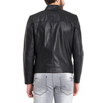 Johncen Leather Jacket // Black (2XL)