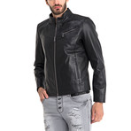 Johncen Leather Jacket // Black (M)