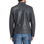 Sebastian Leather Jacket // Gray (2XL)