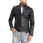 Zeil Leather Jacket // Black (2XL)