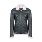 Martinez Leather Jacket // Green (S)