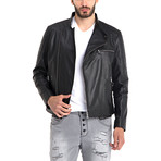 Stan Leather Jacket // Black (M)